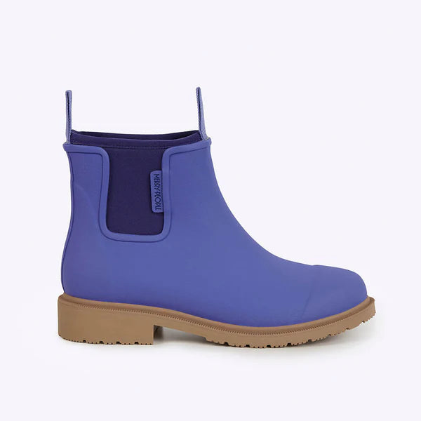 Merry People Bobbi Violet Blue Ankle Wellington Boot