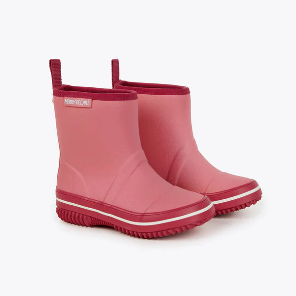 Merry People Kids Andie Bubblegum Wellington Boot