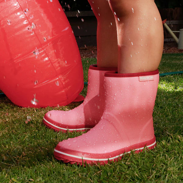Merry People Kids Andie Bubblegum Wellington Boot