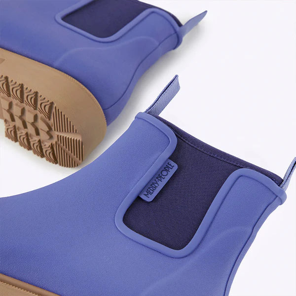 Merry People Bobbi Violet Blue Ankle Wellington Boot