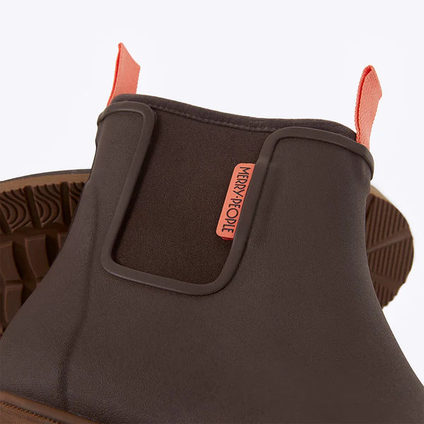 Merry People Bobbi Mocha Pink Ankle Wellington Boot