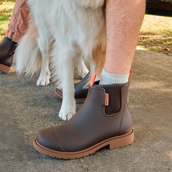 Merry People Bobbi Mocha Pink Ankle Wellington Boot