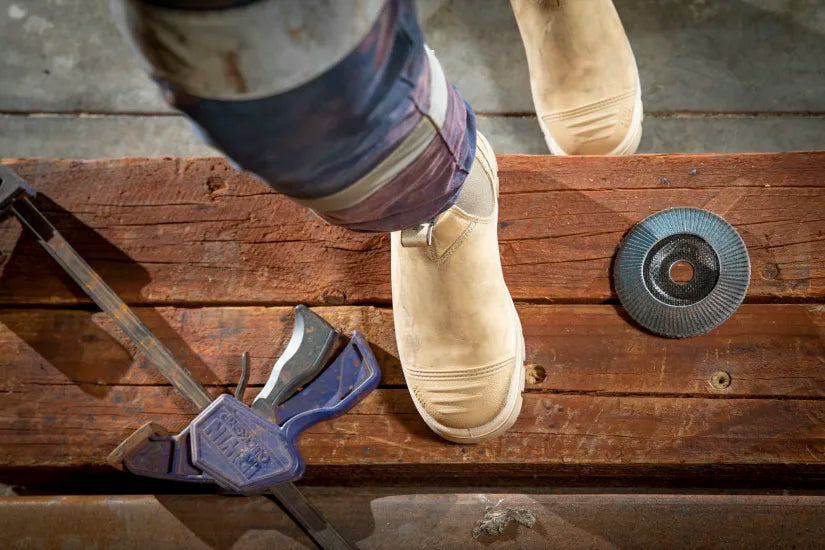 Steel Blue Hobart Scuff S3 Sand - 392601