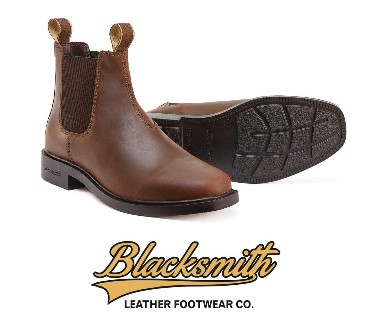 Blacksmith Ryder ME - M012 Chisel Toe Waxed Tan Dealer Boot