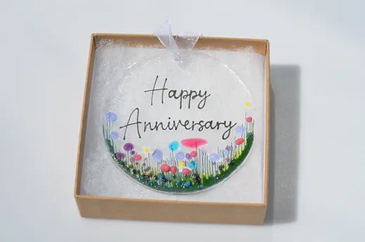 Wildflower Hanging Decoration - Happy Anniversary