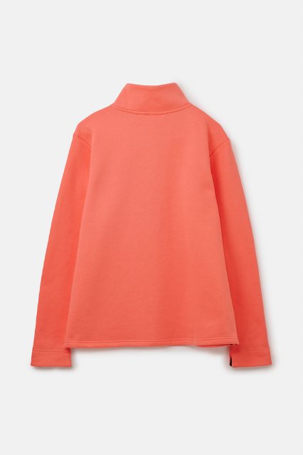 Lighthouse Haven Quarter Stud Sweatshirt - Coral