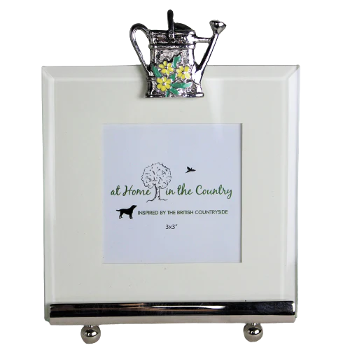 Enamel Watering Can  - Square Frame - 3"x 3" Picture Size