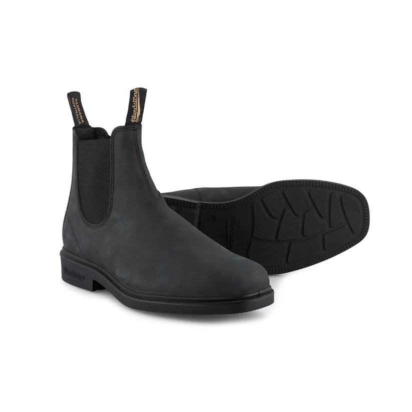Blundstone Dress #1308 Rustic Black Chelsea Boot