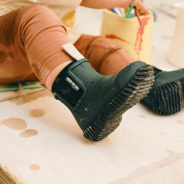 Merry People Bobbi Forest Green Kids Wellington Boot