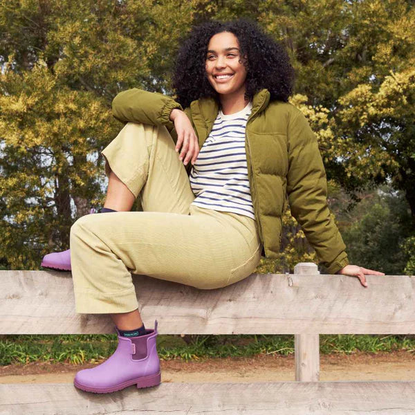 Merry People Bobbi Orchid Ankle Wellington Boot