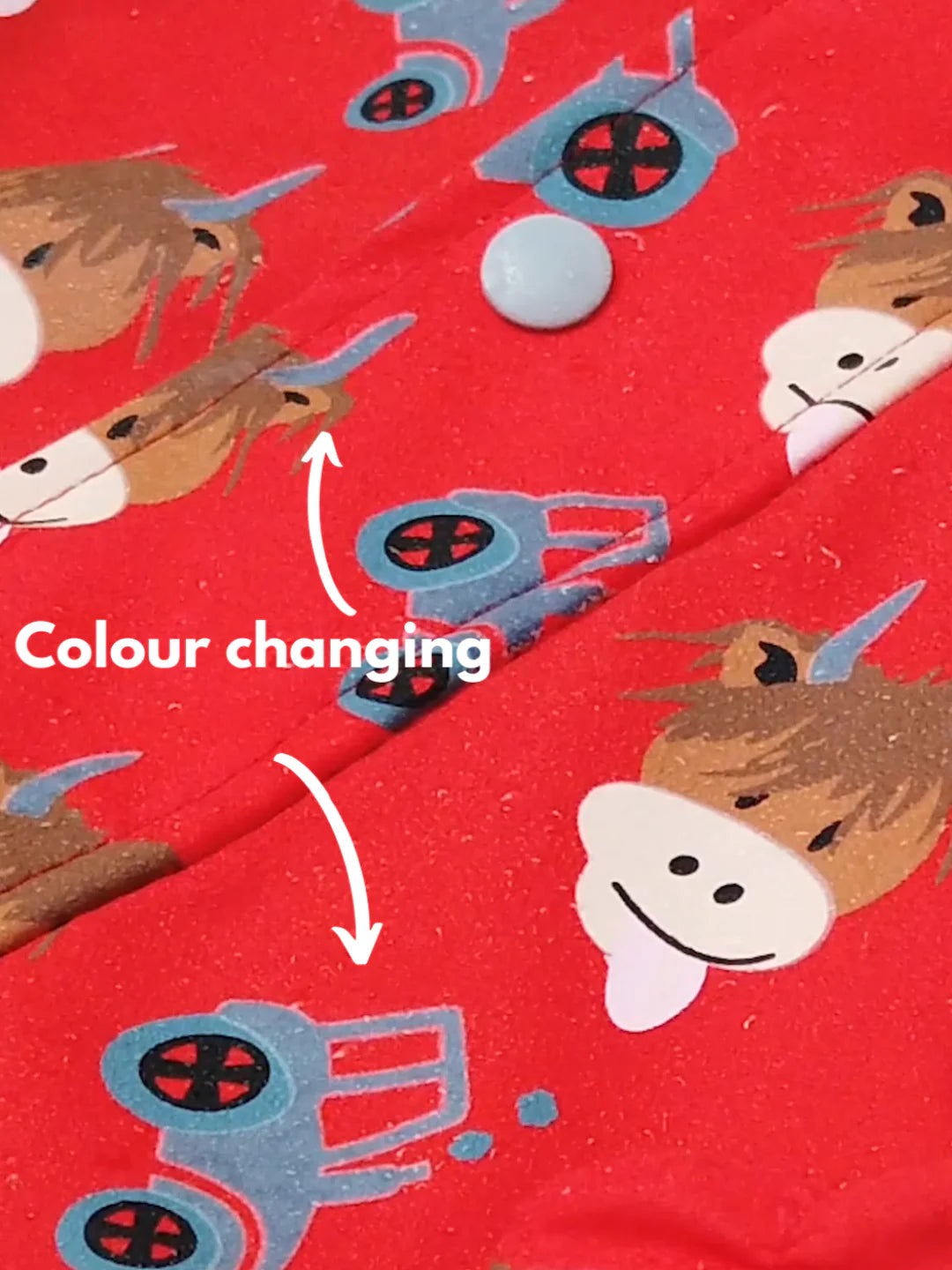 Blade & Rose Hamish Highland Cow Colour Changing Raincoat