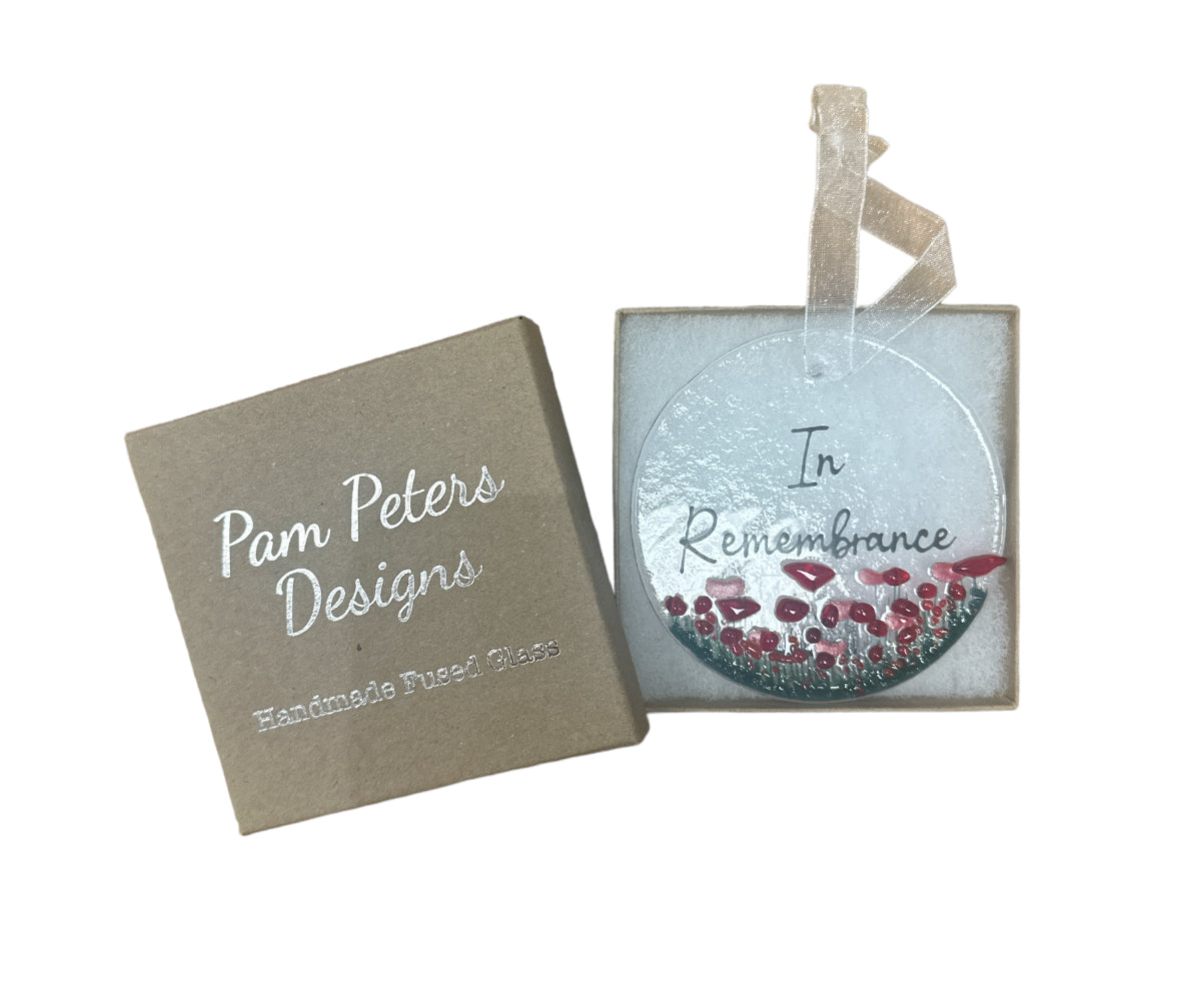 Poppy Hanging Decoration - In Remembrance