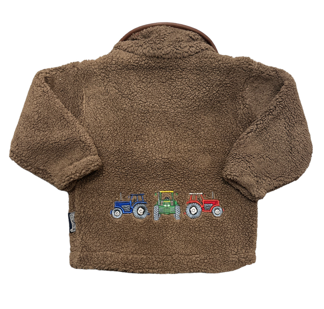 Shire Classic`s Brown Sherpa Fluffy Tractor Fleece