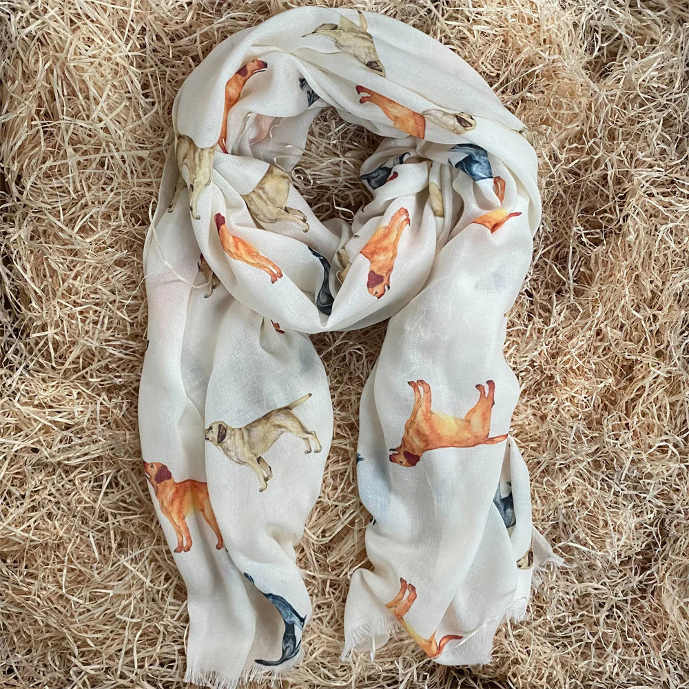 The Labradors Scarf - At Home in The Country