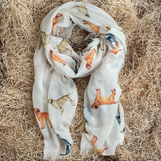 The Labradors Scarf - At Home in The Country