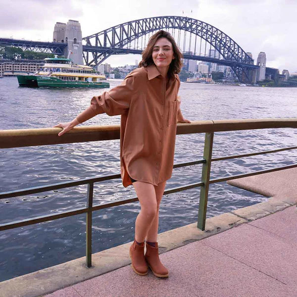 Merry People Bobbi Rust Ankle Wellington Boot