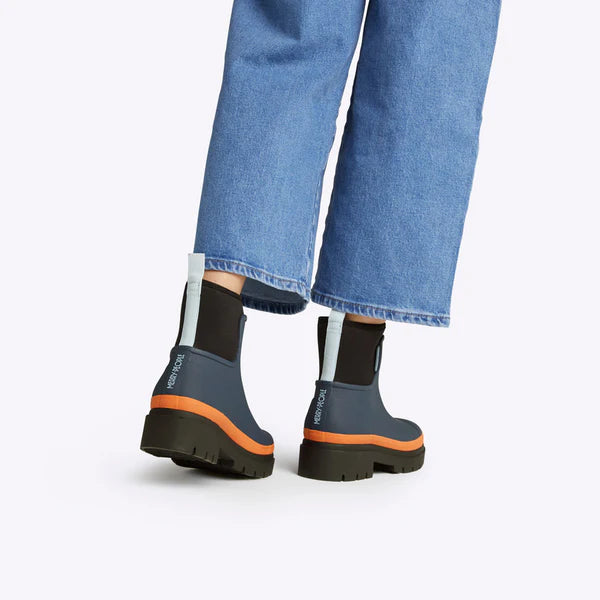 Merry People Tully Ankle Wellington Boot - Blueberry