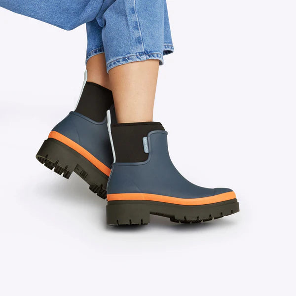 Merry People Tully Ankle Wellington Boot - Blueberry