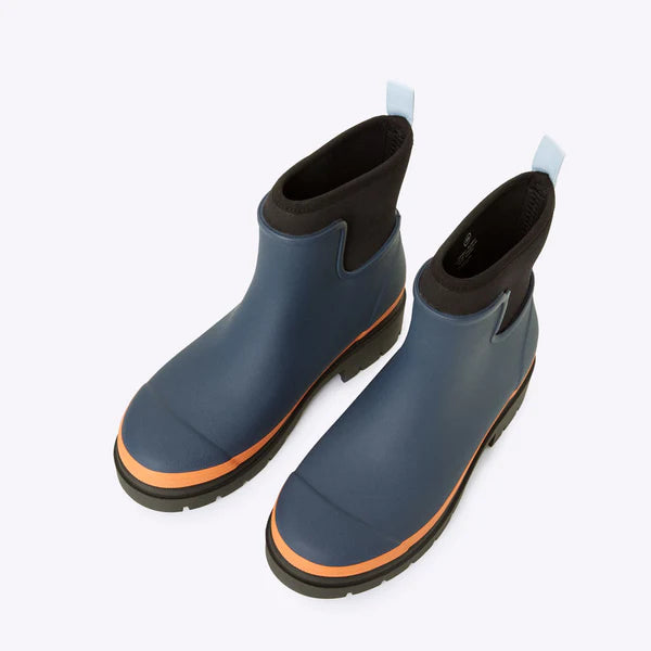 Merry People Tully Ankle Wellington Boot - Blueberry