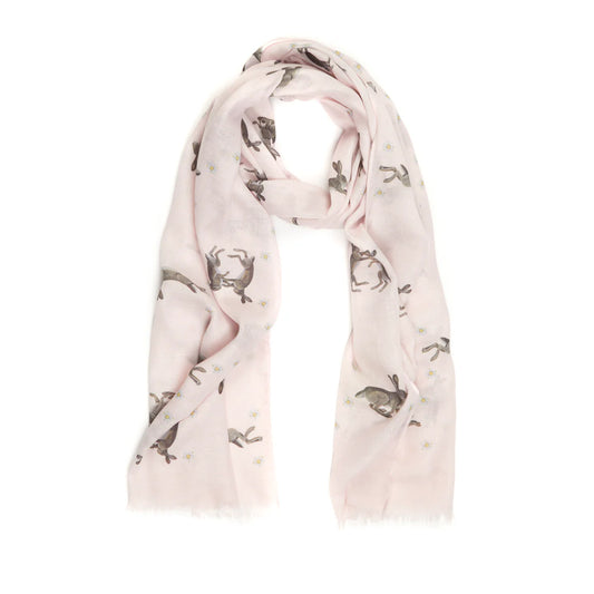 Hares & Daisies Scarf - At Home in The Country