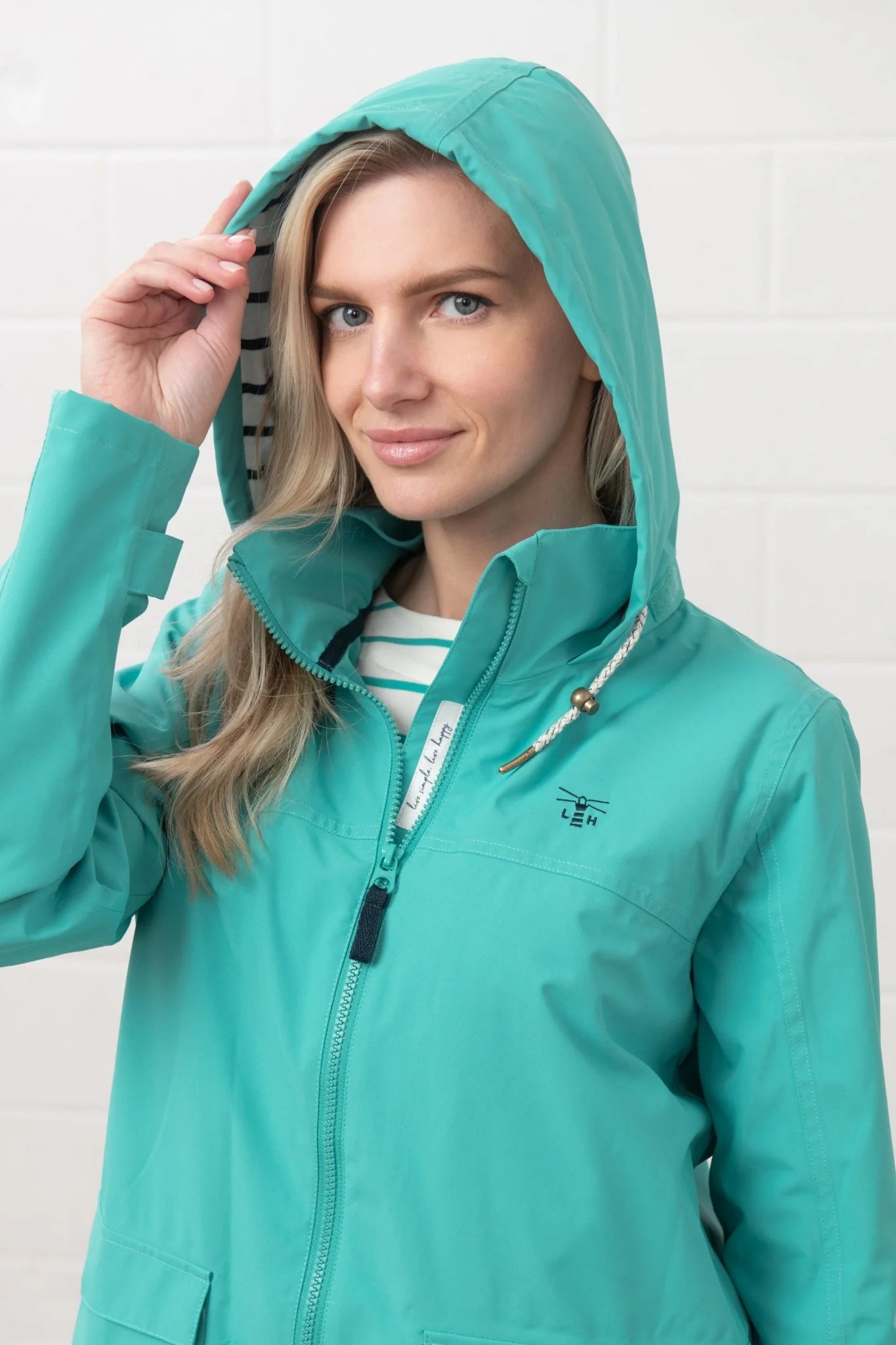 Lighthouse Ladies Beachcomber Jacket - Soft Teal
