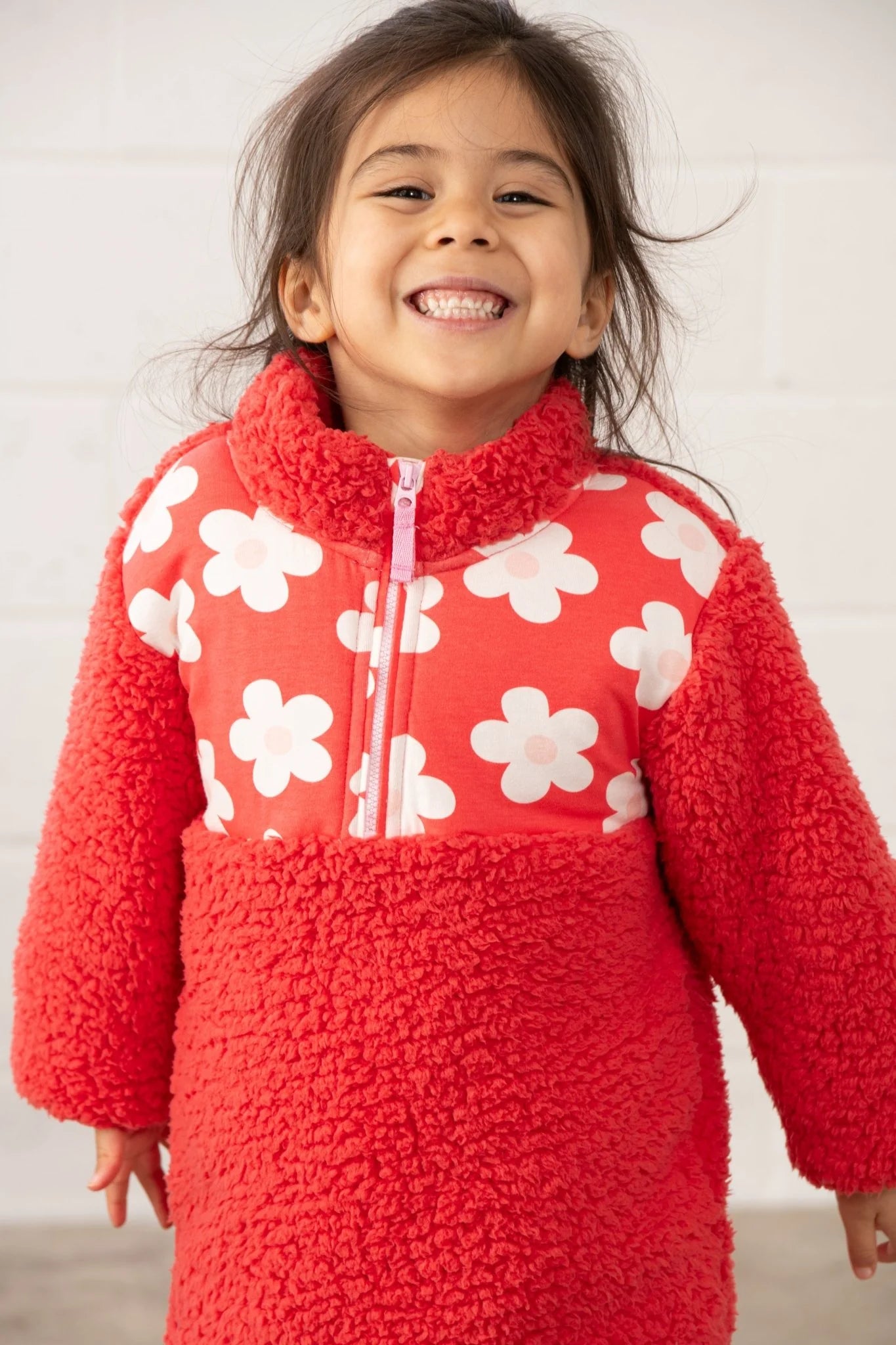 Lighthouse Cassie Fleece - Coral