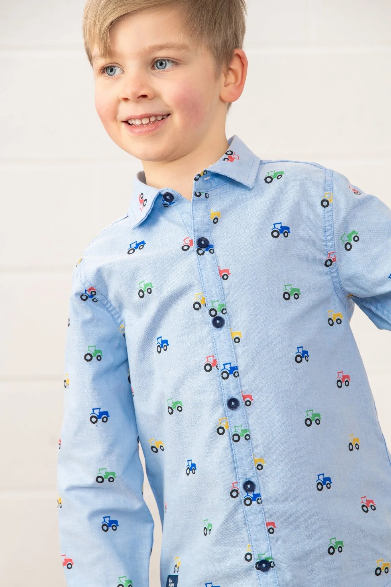 Lighthouse Charlie Shirt - Tractor Print