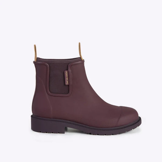 Merry People Bobbi Dark Cherry Ankle Wellington Boot