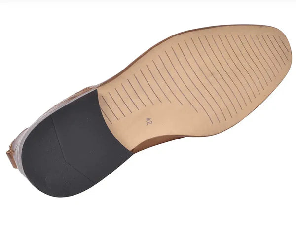 Escape Mens Austin Leather Chelsea Boots in Tan