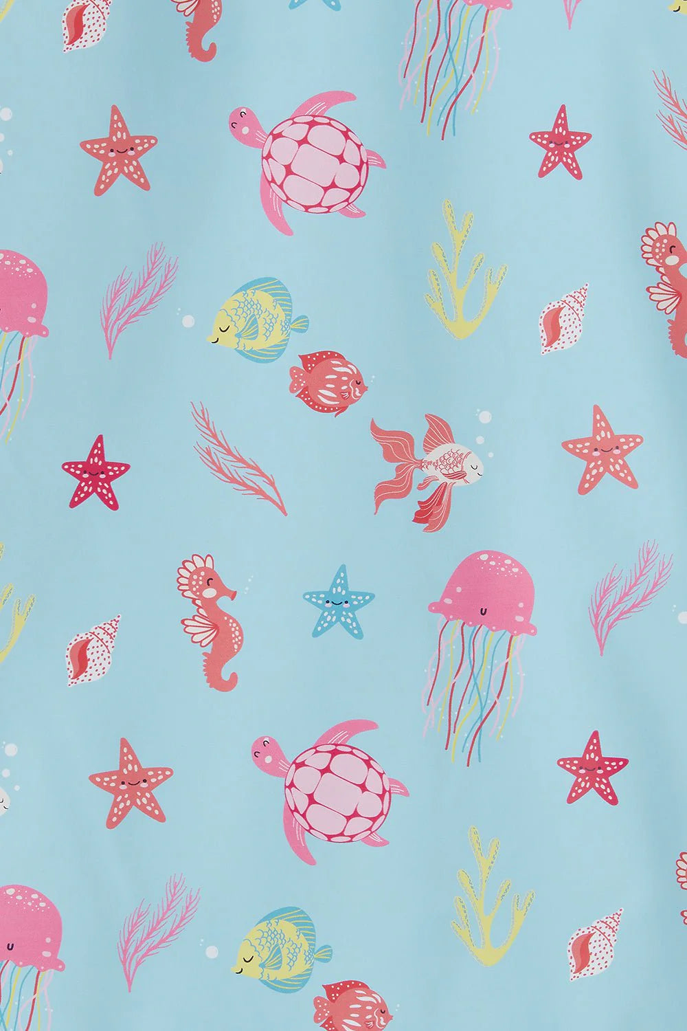 Lighthouse Heidi Waterproof Coat - Under the Sea