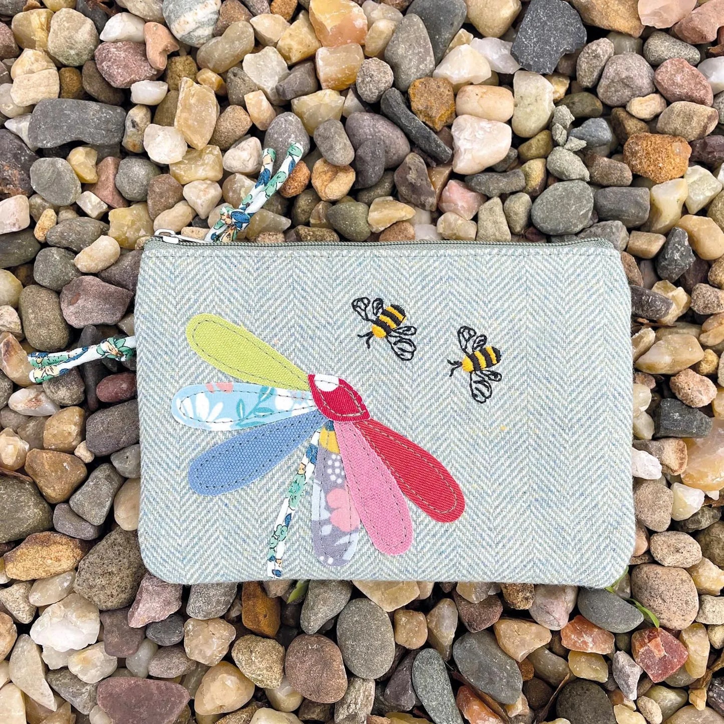 Earth Squared - Spring Herringbone Juliet Purse