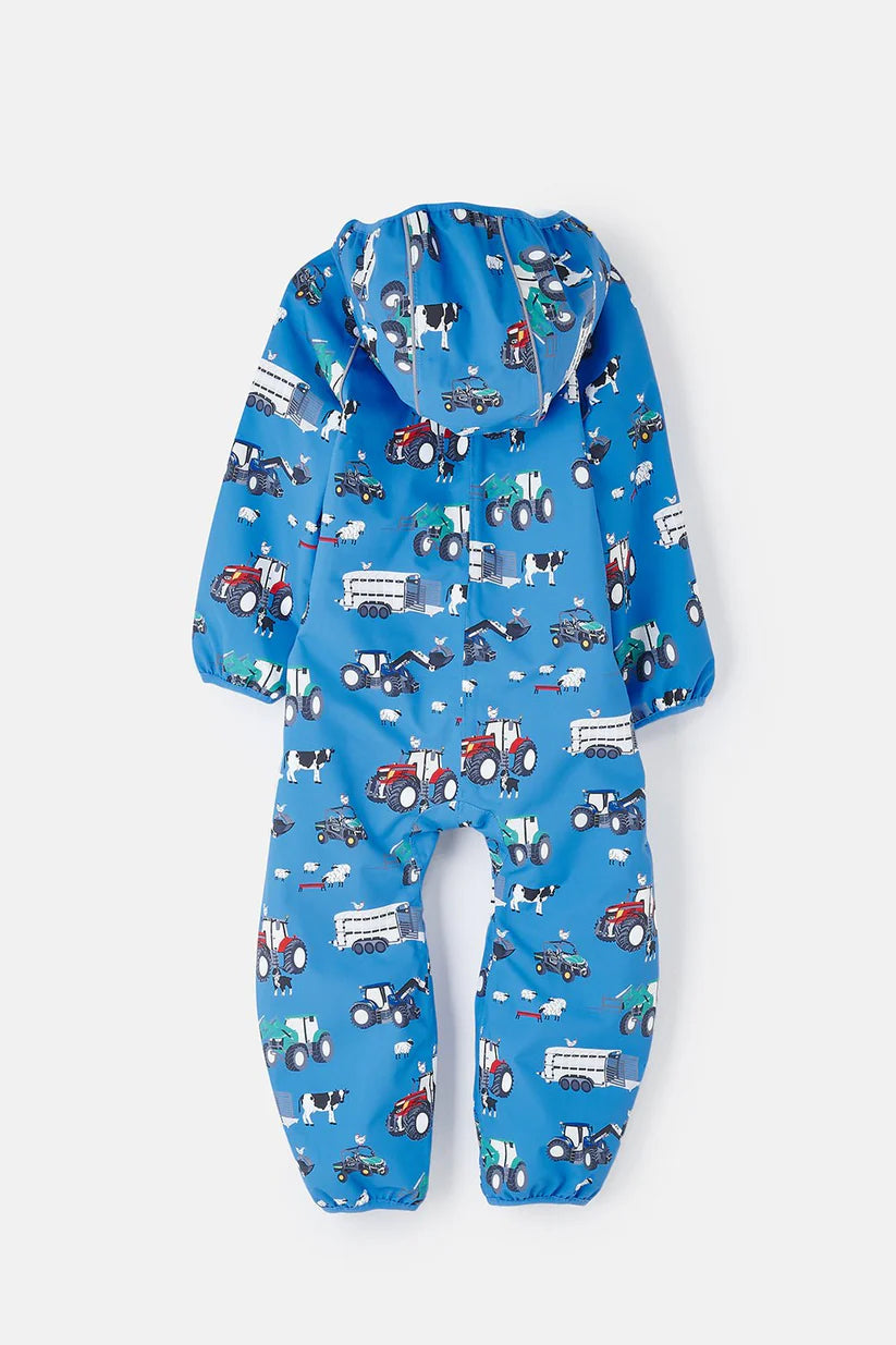 Lighthouse Jamie Puddle Suit - Farm Print