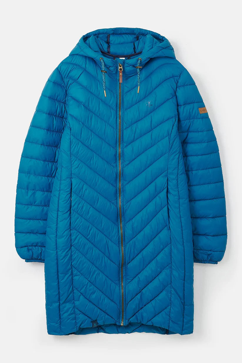Lighthouse Laurel Coat in Teal