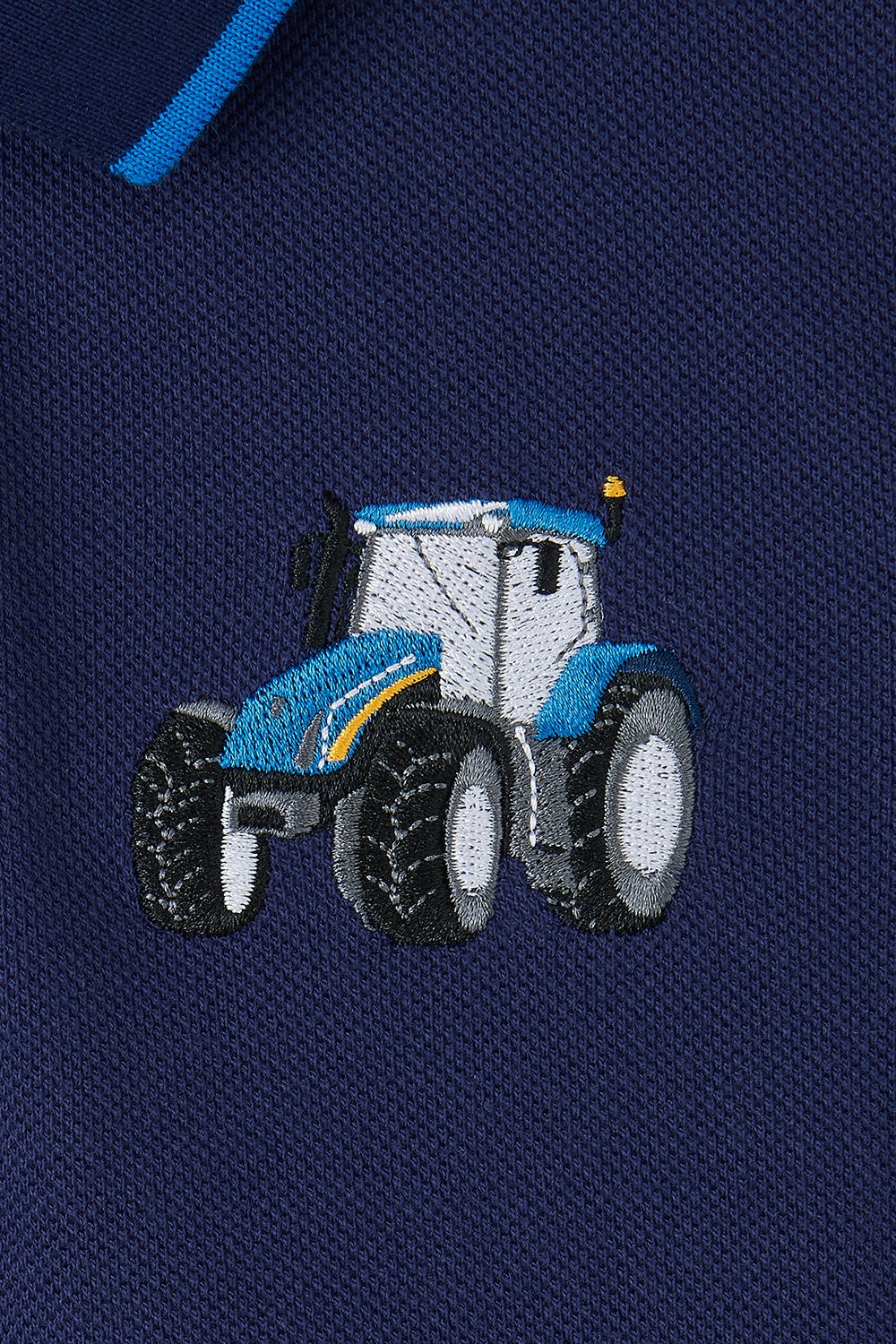 Lighthouse Pier Polo Shirt - Blue Tractor
