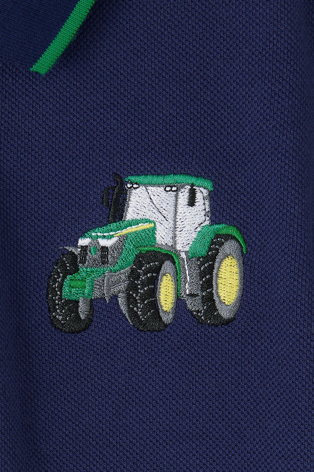 Lighthouse Pier Polo Shirt - Green Tractor