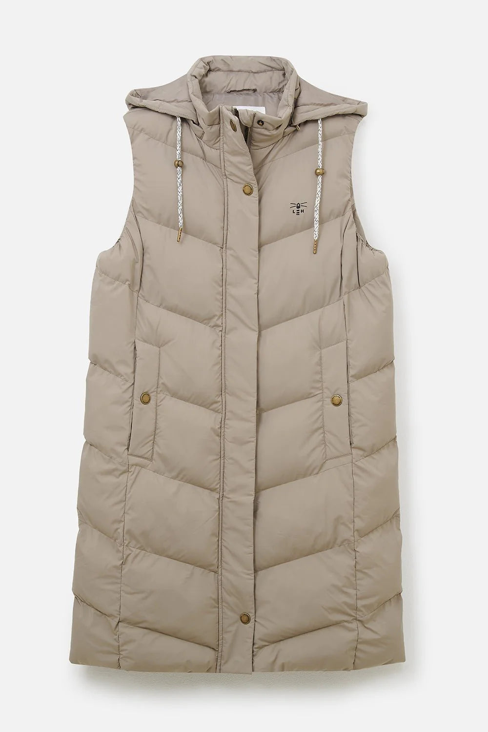 Lighthouse Savannah Long Gilet - Mocha