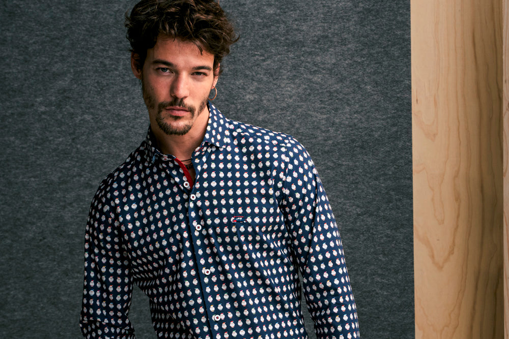 The SurfCar Lyon Santa Cotton Shirt