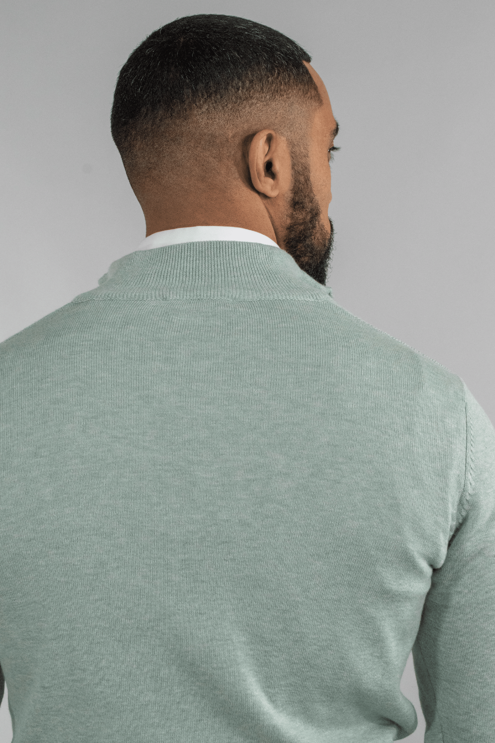 Cavani Kyle Almond Half Zip Knit