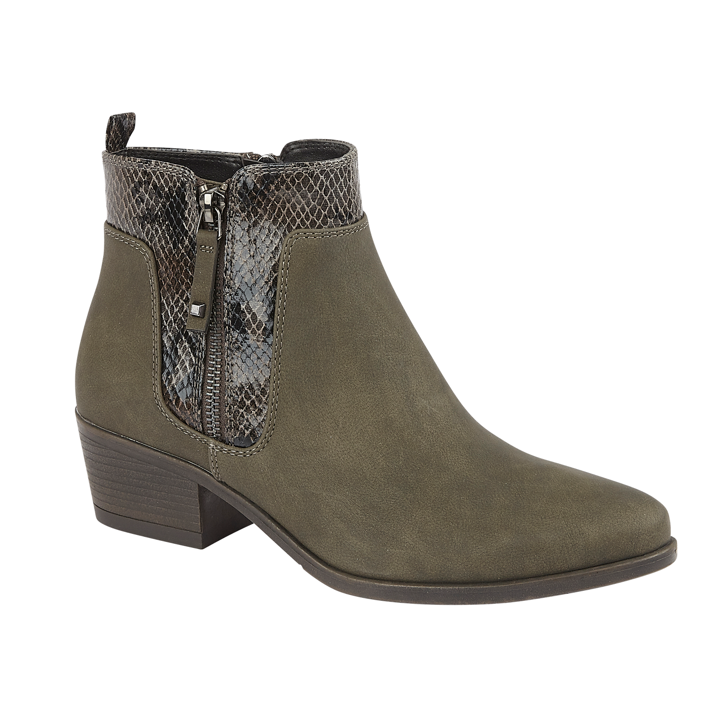 Ladies Amanda Olive Nubuck Boots @ millscountrystore.com