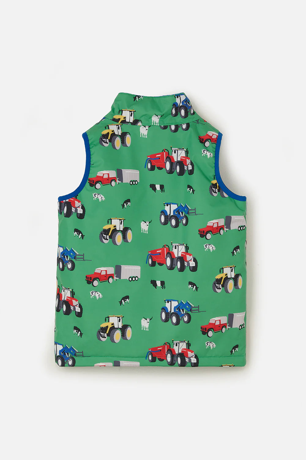 Lighthouse Children's Alex Gilet - Peagreen Tractor Print