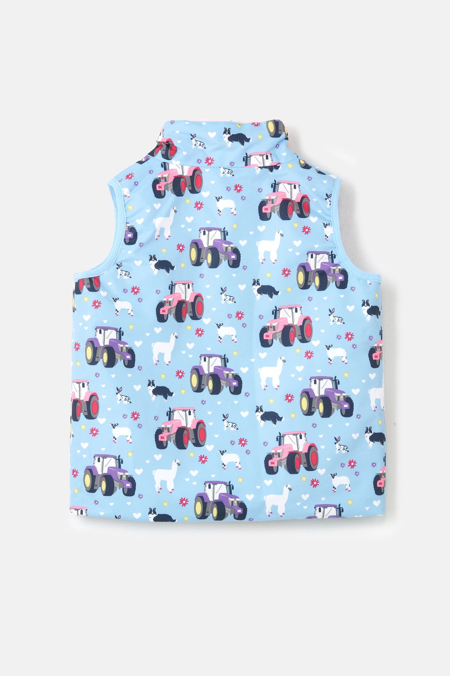 Lighthouse Children's Alex Gilet - Sky Farm Print