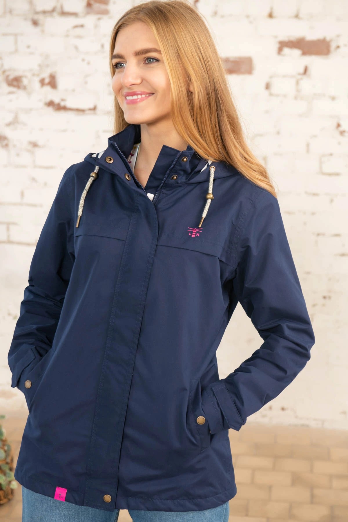 Lighthouse Ladies Beachcomber Jacket - Navy @ millscountrystore.com