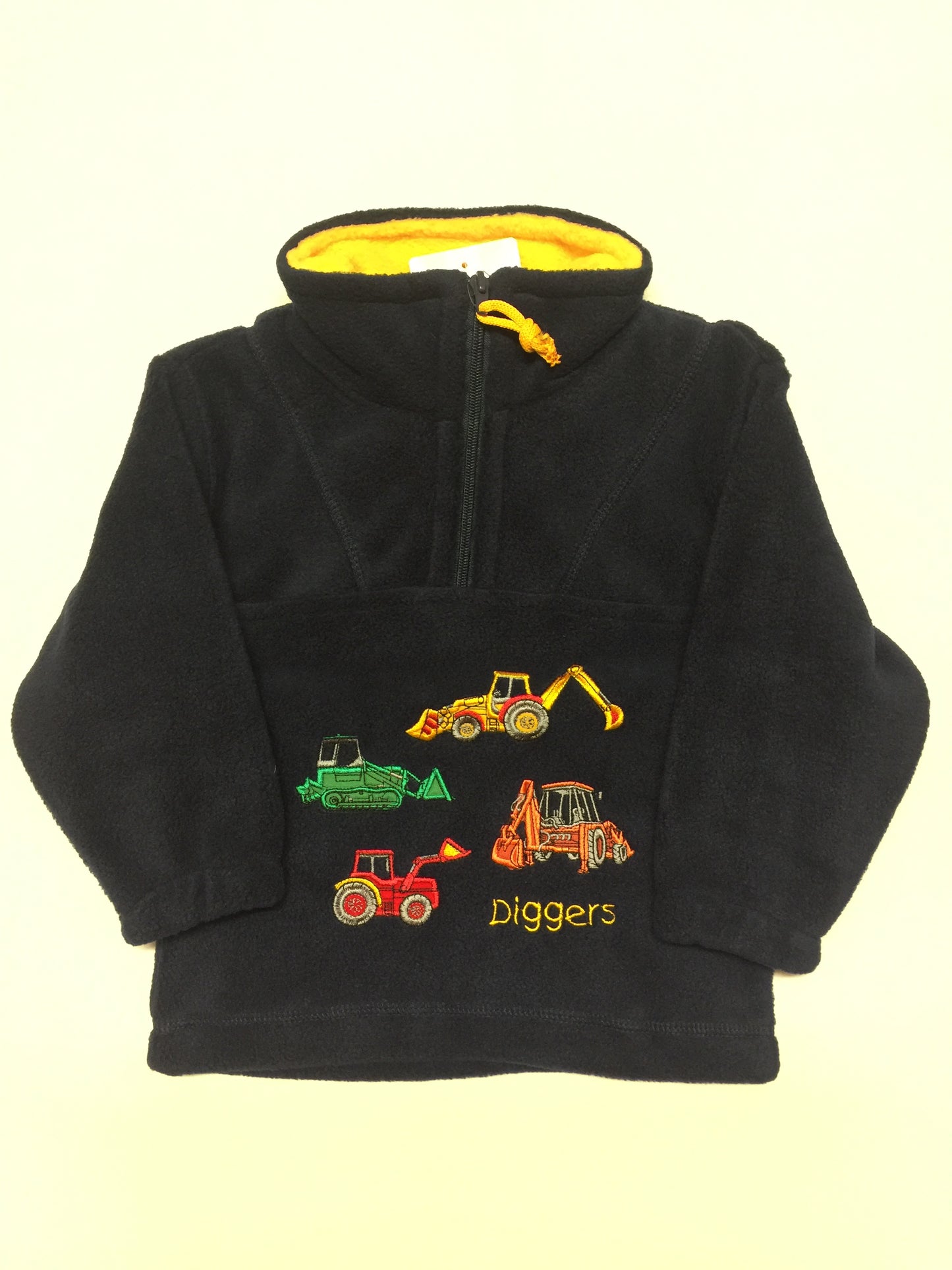 Boys Digger Fleece in Black
