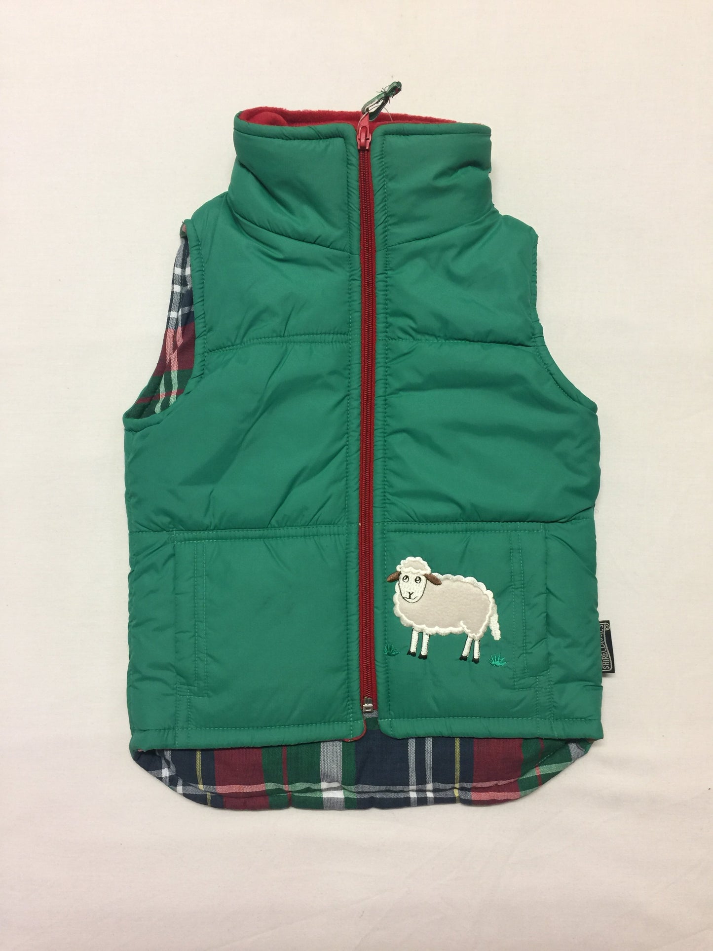 Boys' Sheep Bodywarmer in Green