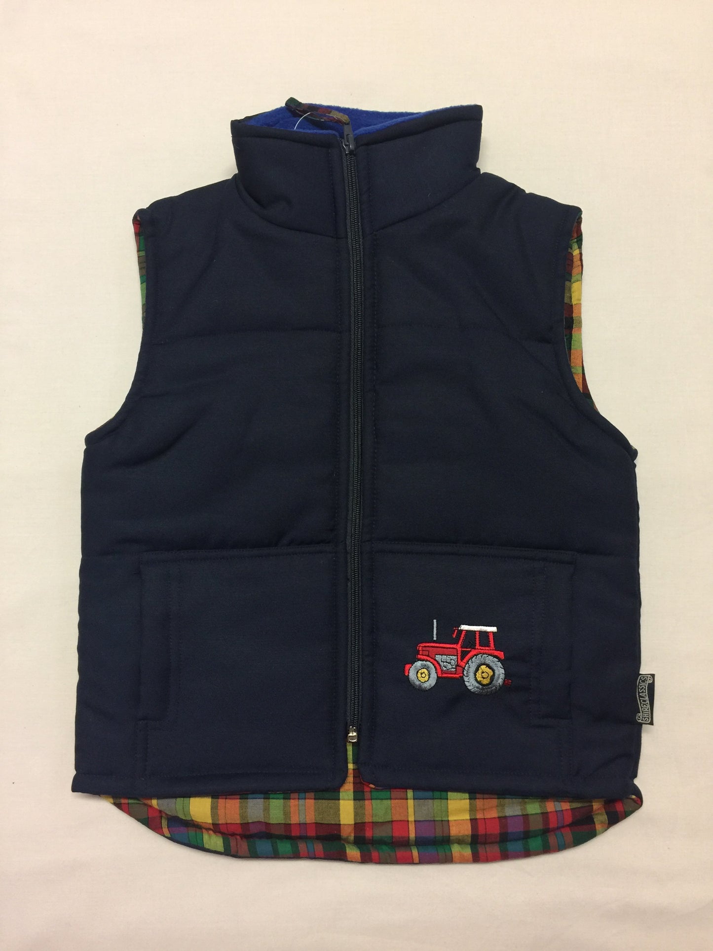 Boys' Tractor Bodywarmer in Navy