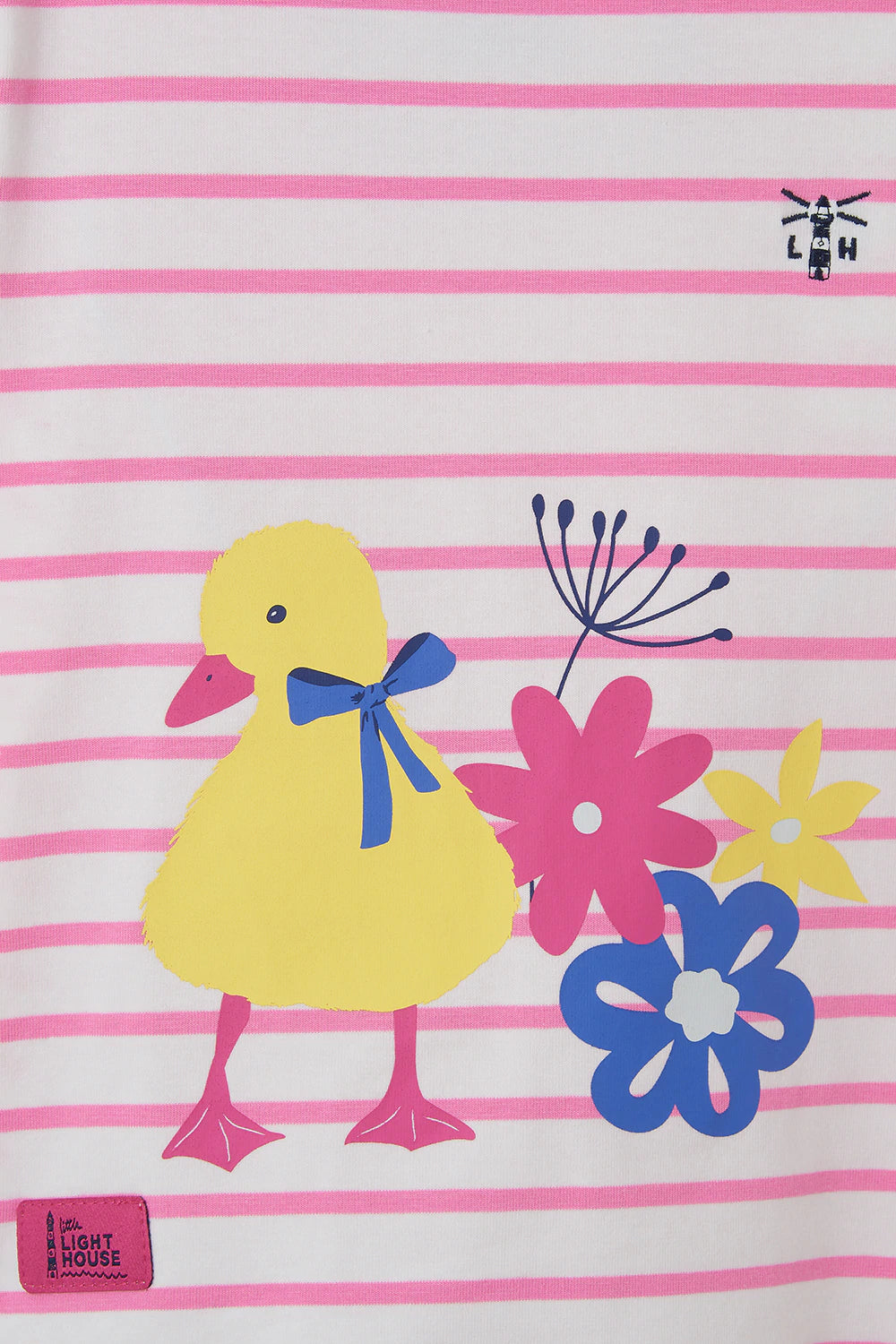 Lighthouse Causeway Kids T-Shirt - Sweet Pea Stripe Chick