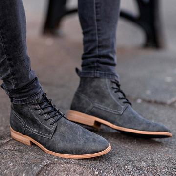 HOUSE OF CAVANI HURRICANE LACE UP BOOTS (GREY) AT MILLS COUNTRY STORE