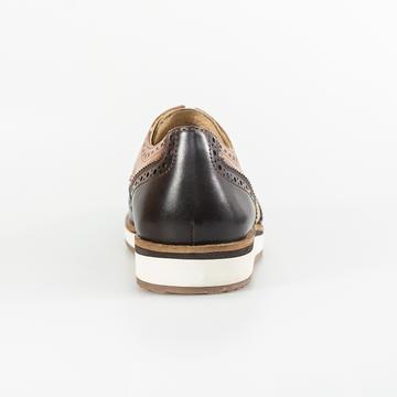 House of Cavani Mandu Brown Tan Casual Brogue Shoes at Mills Country Store