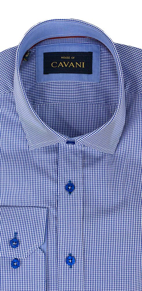 HOUSE OF CAVANI ROYAL BLUE SHIRT