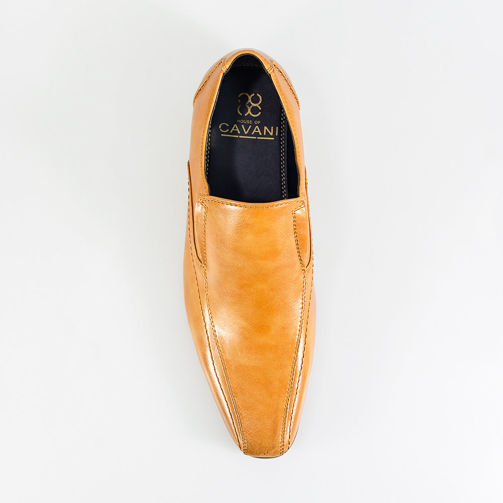 HOUSE OF CAVANI STRATA (TAN) FORMAL SHOES